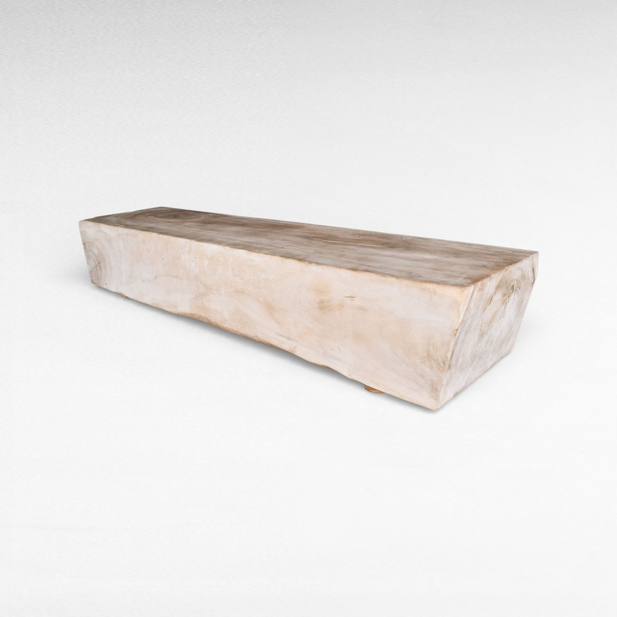 COFFEE TABLE SUAR WOOD BLEACHED W250  |D60  |H50 cm