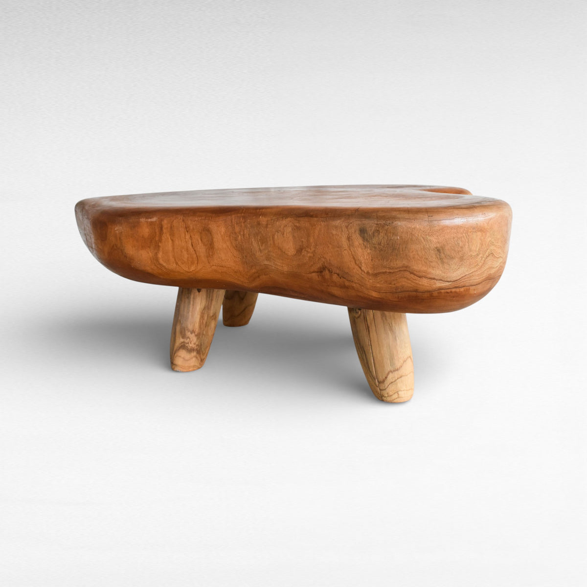 COFFEE TABLE MAHOGANY WOOD NATURAL W120  |D100  |H45 cm