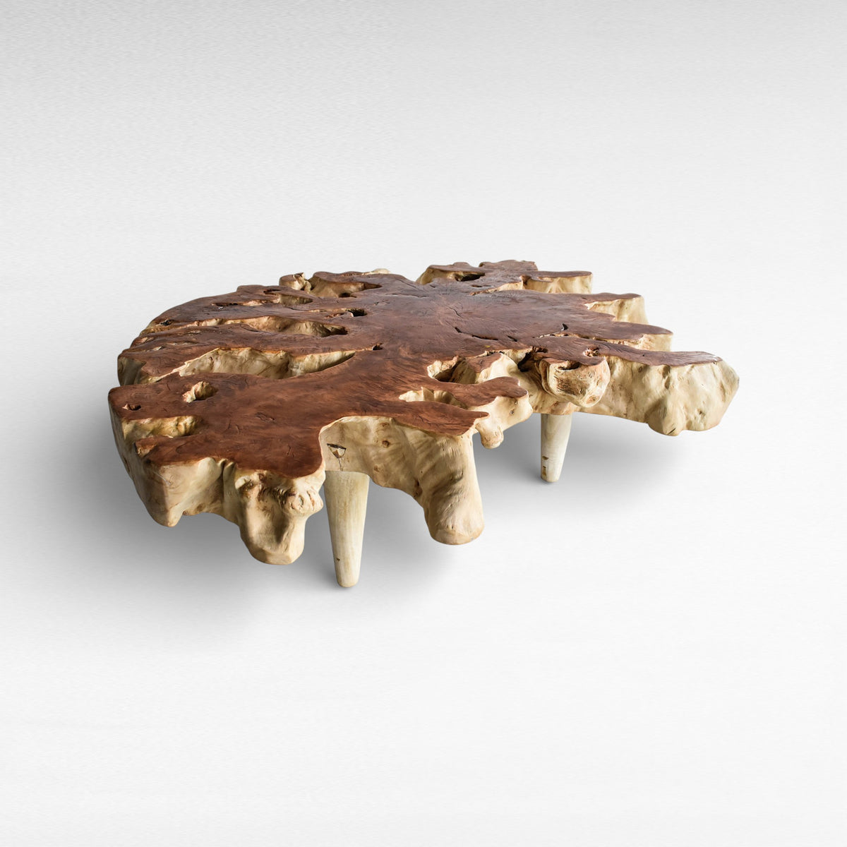 NATURAL COLOR LYCHEE COFFEE TABLE W150 |D100 |H45 cm