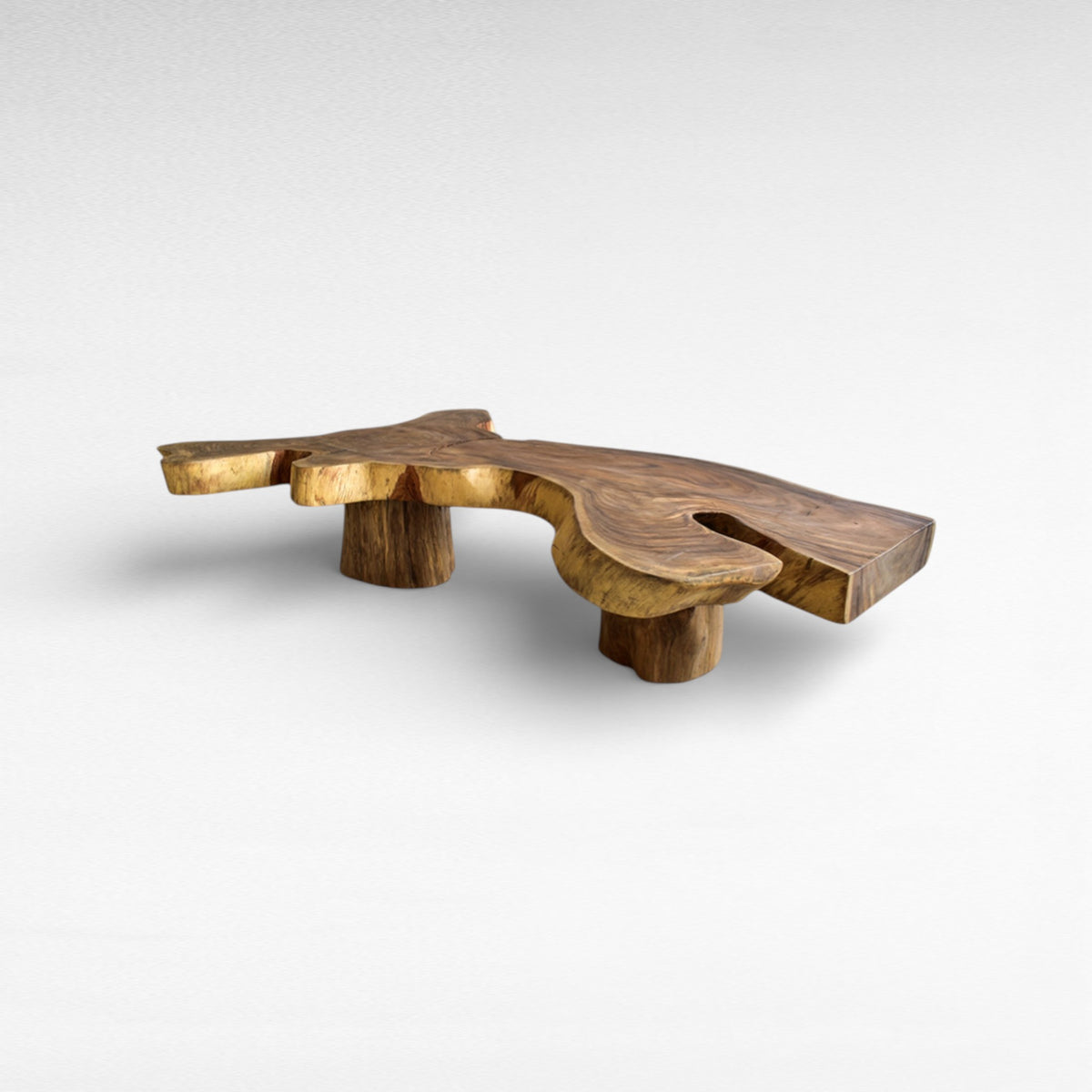 COFFEE TABLE SUAR WOOD W210 |D144 |H45 cm