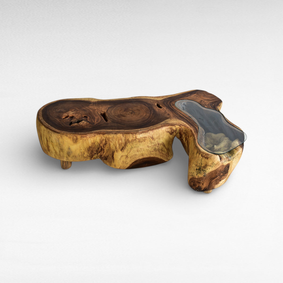 SUAR COFFEE TABLE GLASS W110 |D170 |H45 cm