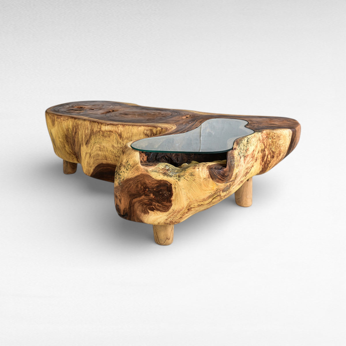 SUAR COFFEE TABLE GLASS W110 |D170 |H45 cm