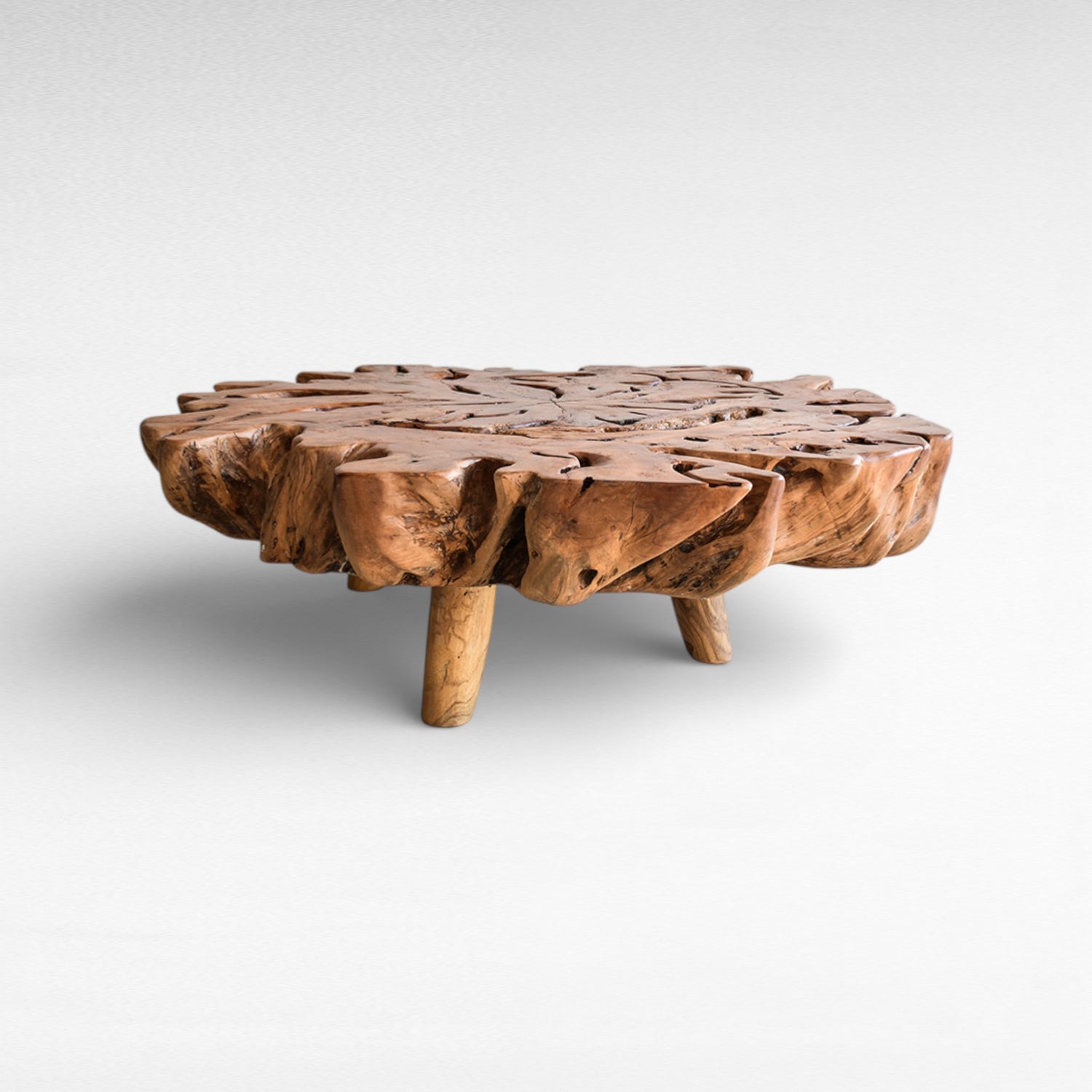 EUPHORIA LONGANA WOOD COFFEE TABLE W150 |D130 |H45 cm