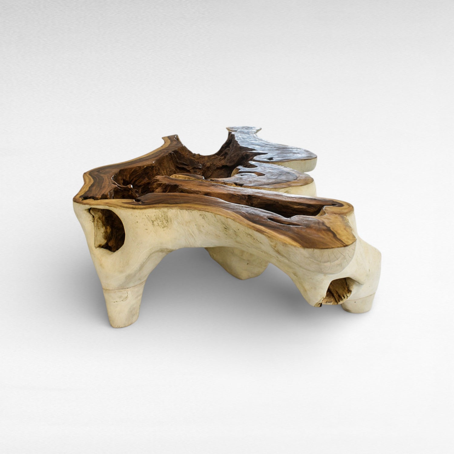 SUAR COFFEE TABLE WITH GLASS W245 |D120  |H45 cm
