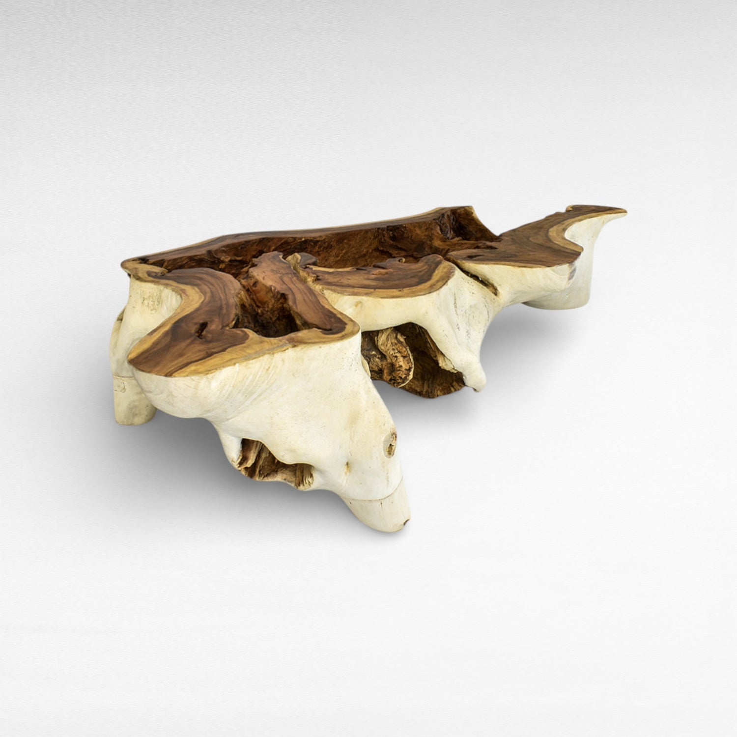 SUAR COFFEE TABLE WITH GLASS W245 |D120  |H45 cm