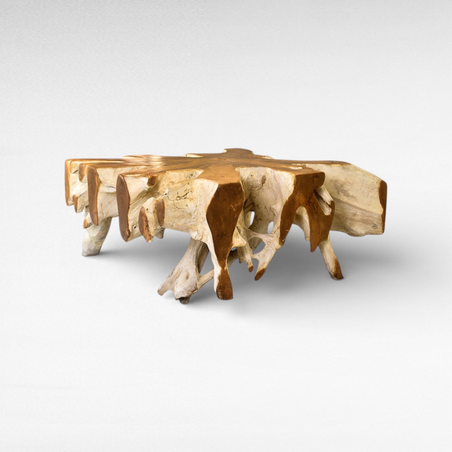 COFFEE TABLE WITH GLASS W100  |D100  |H45 cm