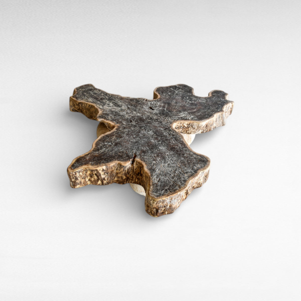 LYCHEE WOOD GREY EROSION W130  |D140  |H45 cm