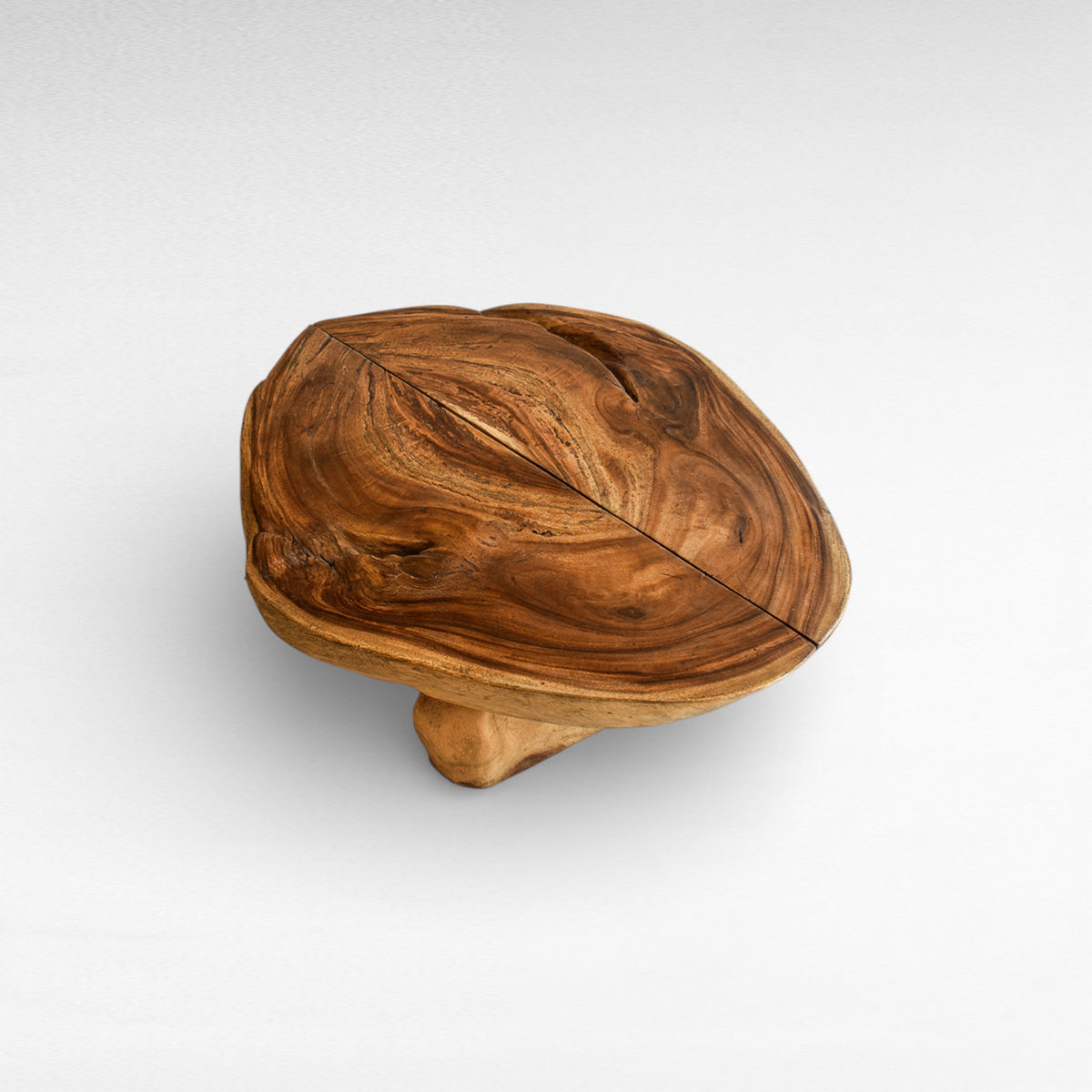 SUAR WOOD NATURAL W130  |D100  |H40 CM