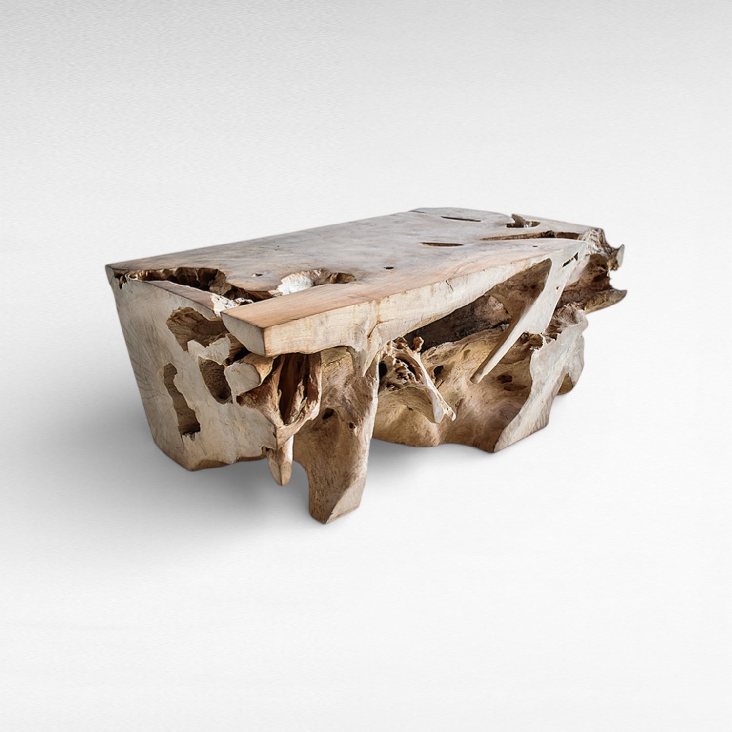NATURAL COLOR SUAR WOOD COFFEE TABLE W100 |D70 |H45 CM