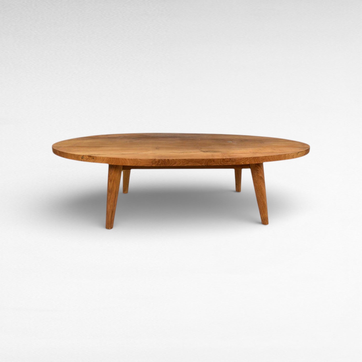 BLEACHED MANGO WOOD SIDE TABLE CARVED W60 |D60 |H45 CM