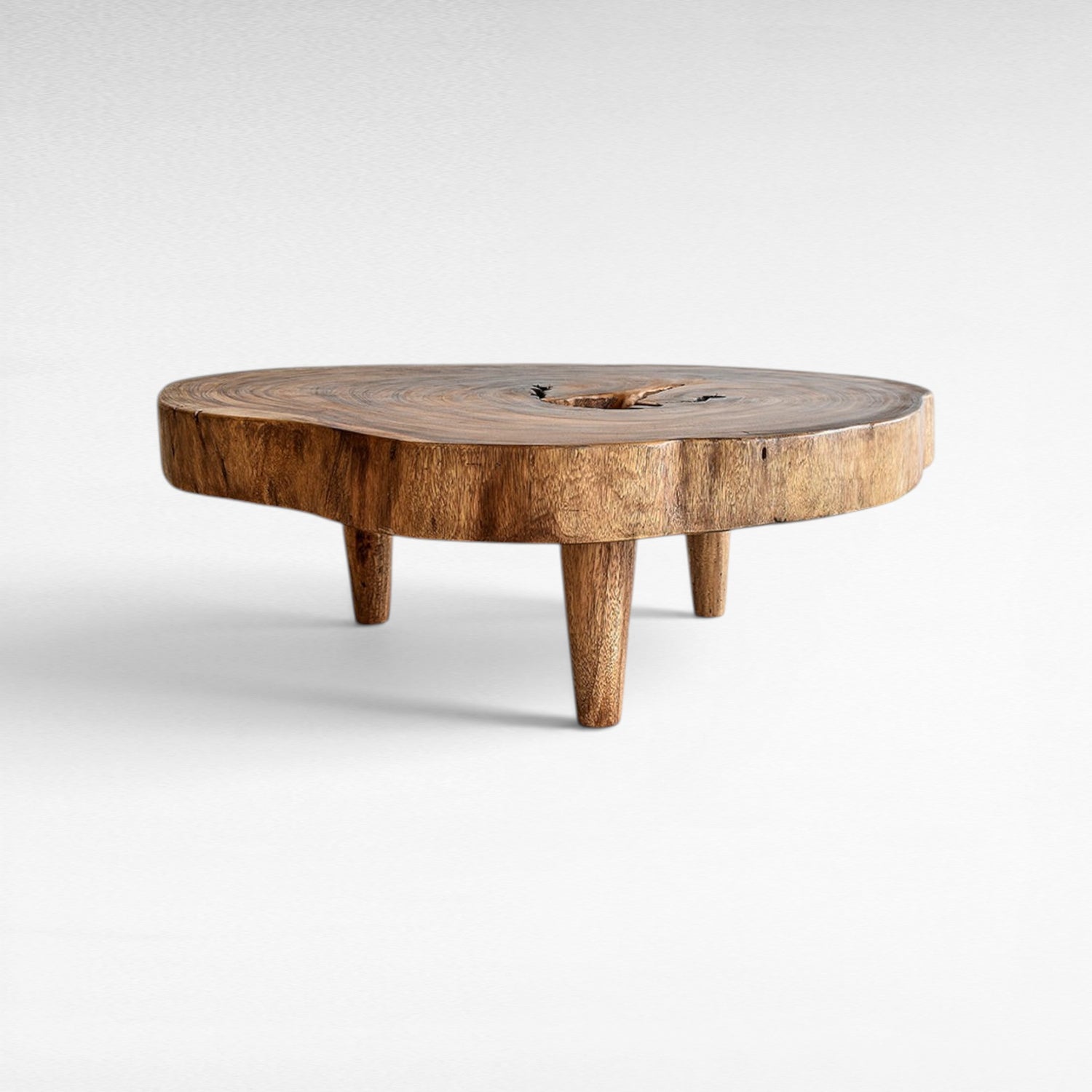 SUAR WOOD COFFEE TABLE W110  |D90  |H45 cm