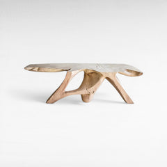 BLEACH MAHOGANY WOOD CONSOLE TABLE - Chora Mykonos