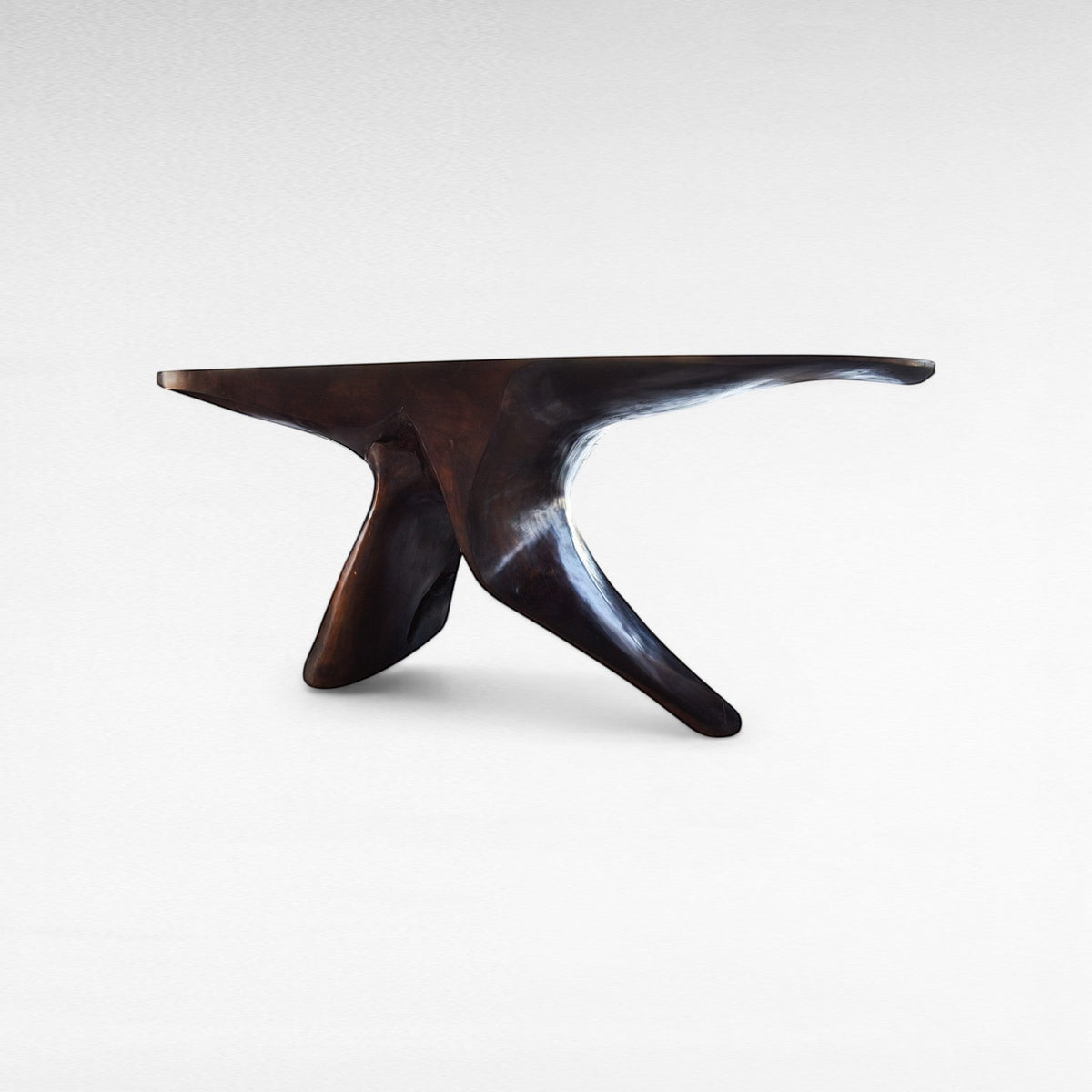 MAHOGANY WOOD DARK BROWN W195 |D75 |H80 CM