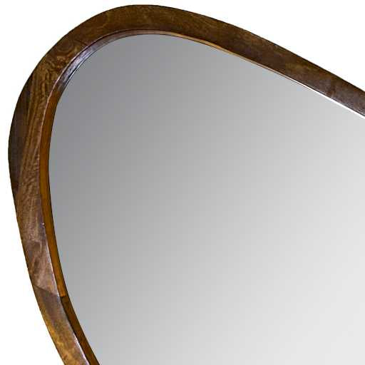 MANGO WOOD NATURAL COLOR MIRROR W75 |H120 cm