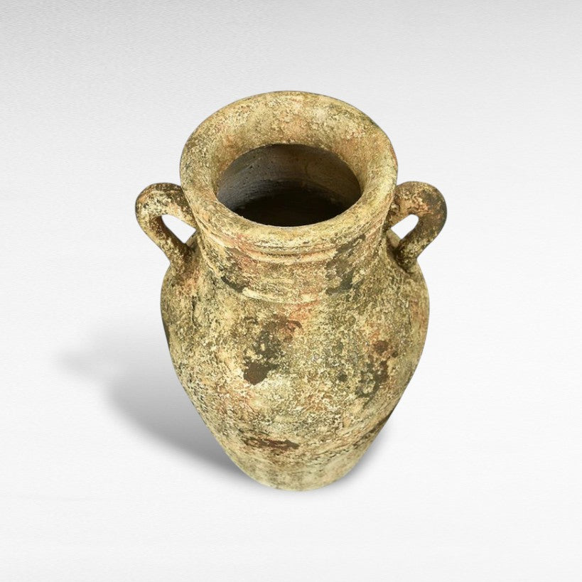 TERRACOTTA ANTIQUE AMPHORA POT W35 |D35 |H55 CM