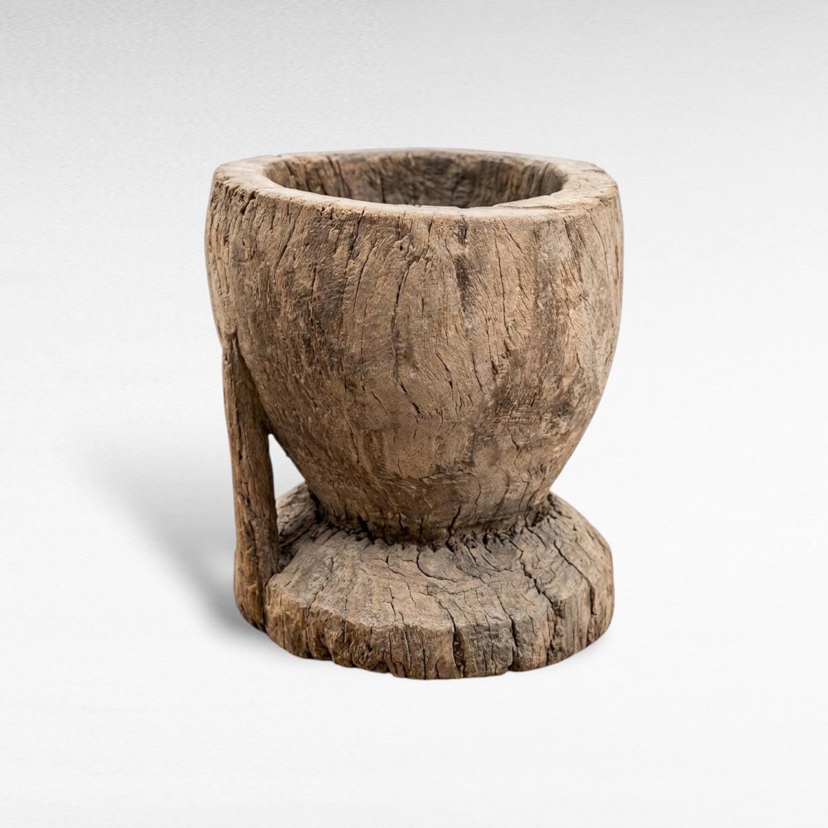 TEAK WOOD POT