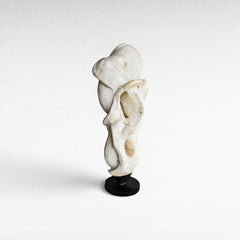 SCULPTURE WOOD BLECHED DECO 50x35x120cm - Chora Mykonos