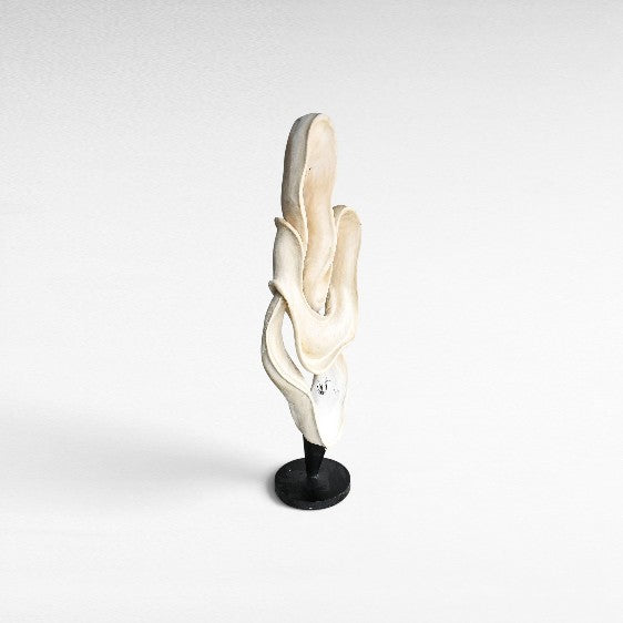 BLEACHED MAHOGANI SCULPTURED DECO 65x30x185cm - Chora Mykonos