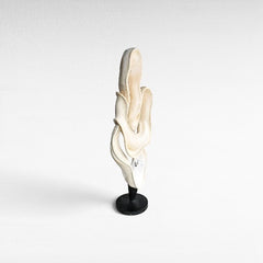 BLEACHED MAHOGANI SCULPTURED DECO 65x30x185cm - Chora Mykonos