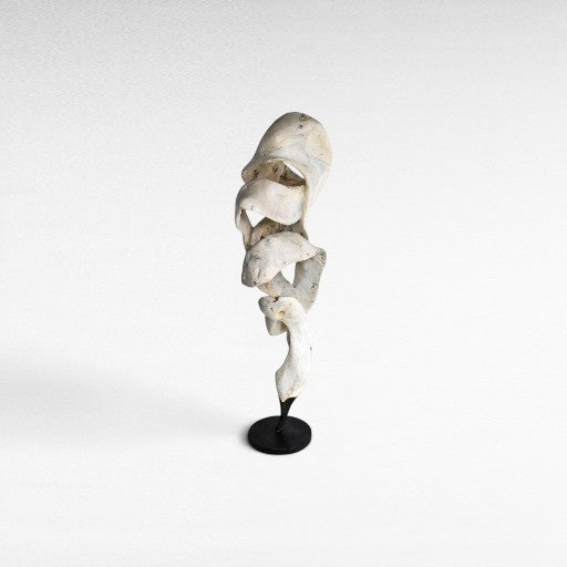 SCULPTURE WOOD BLEACHED DECO 55x55x220cm - Chora Mykonos