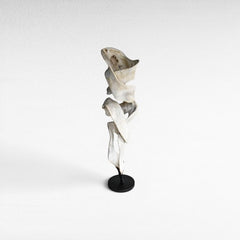 SCULPTURE WOOD BLEACHED DECO 55x55x220cm - Chora Mykonos