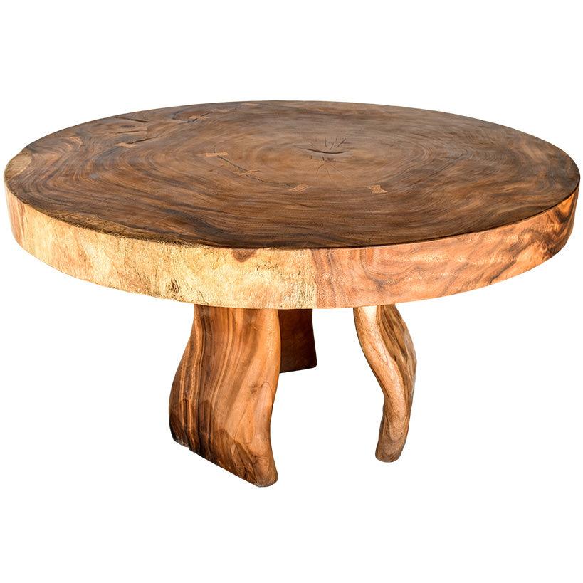 DINING TABLE WITH CARVING - Chora Mykonos