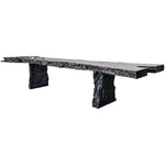 LYCHEE DINING TABLE NATURAL TOP 390x100x15cm