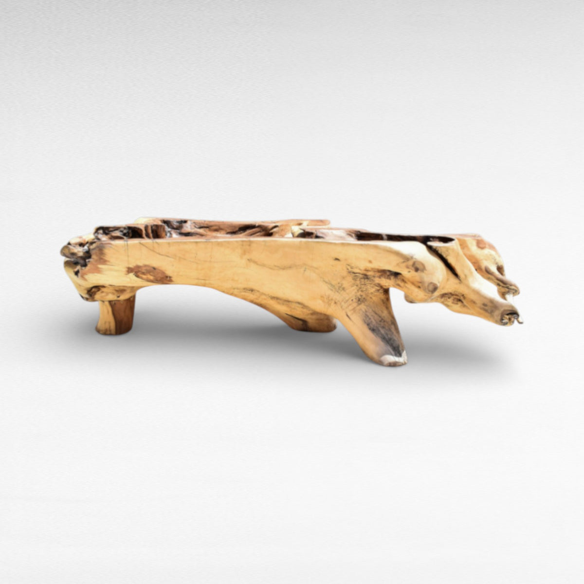 DINING TABLE TAMARIN WOOD NATURAL L360 |W180 |H80 cm(AVAILABLE GLASS)