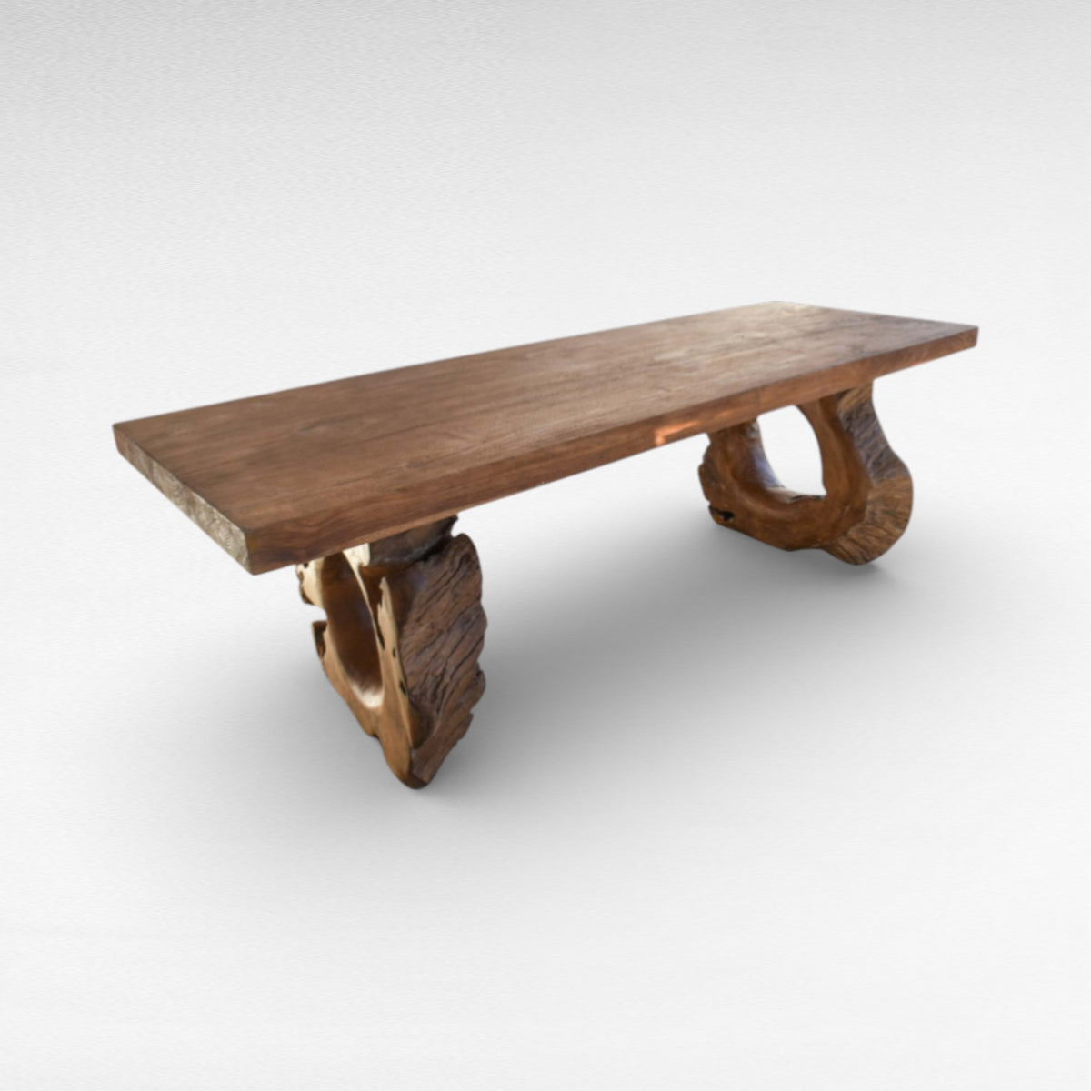 DINING TABLE TEAK WOOD NATURAL L260 | W90 |80 cm