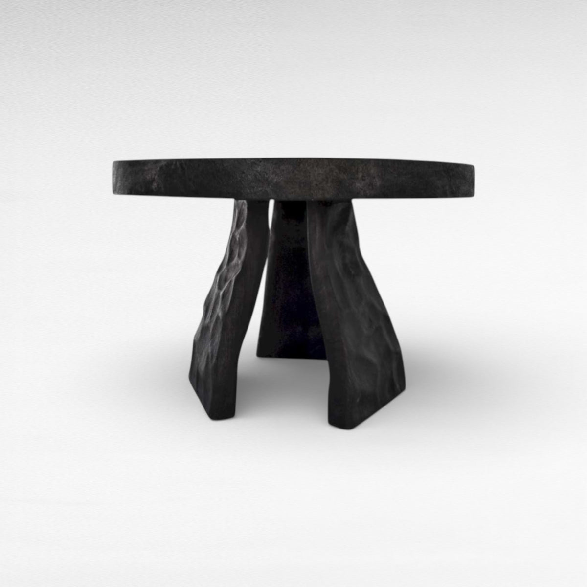 DINING TABLE SUAR WOOD DARK BROWN Φ130 |H80 cm