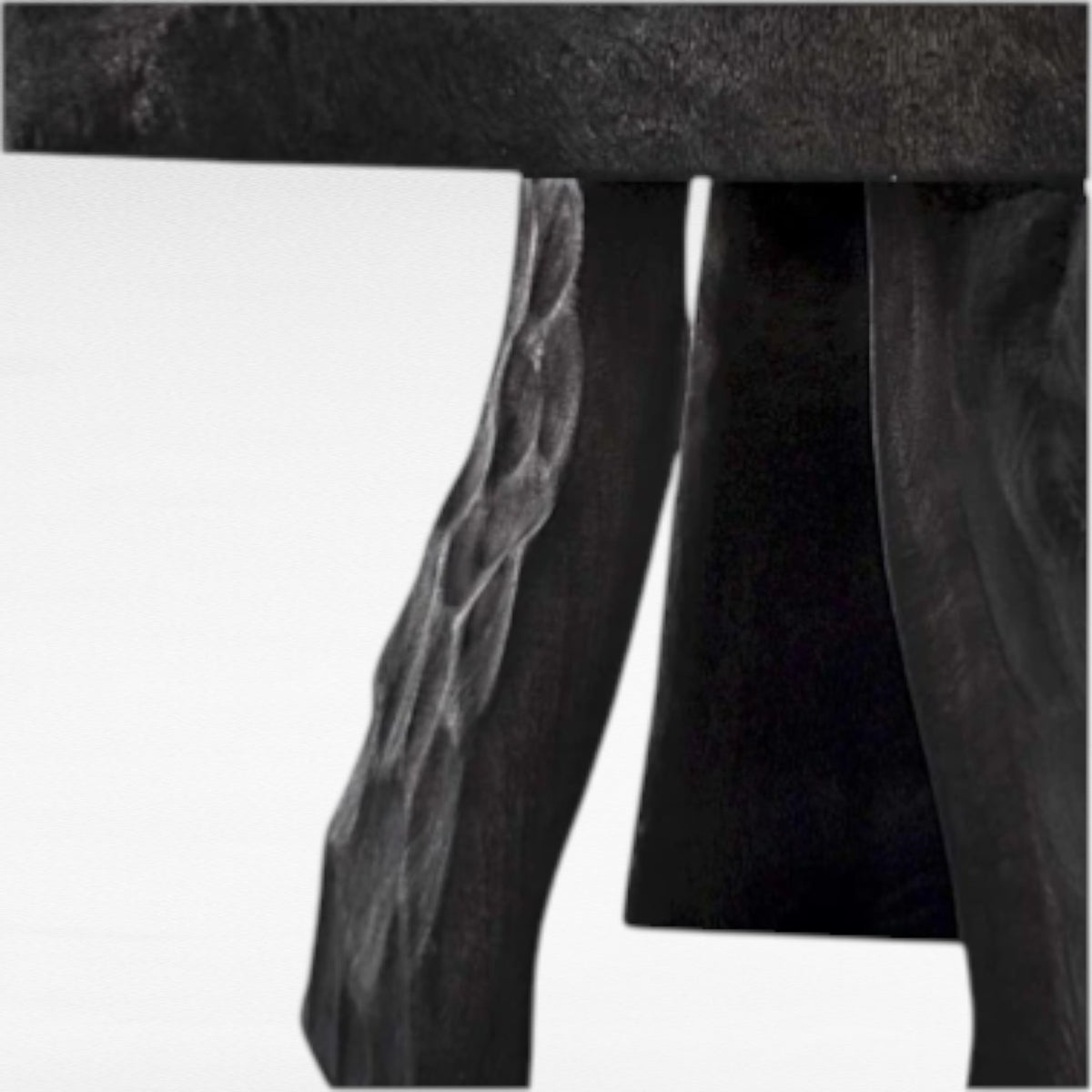 DINING TABLE SUAR WOOD DARK BROWN Φ130 |H80 cm
