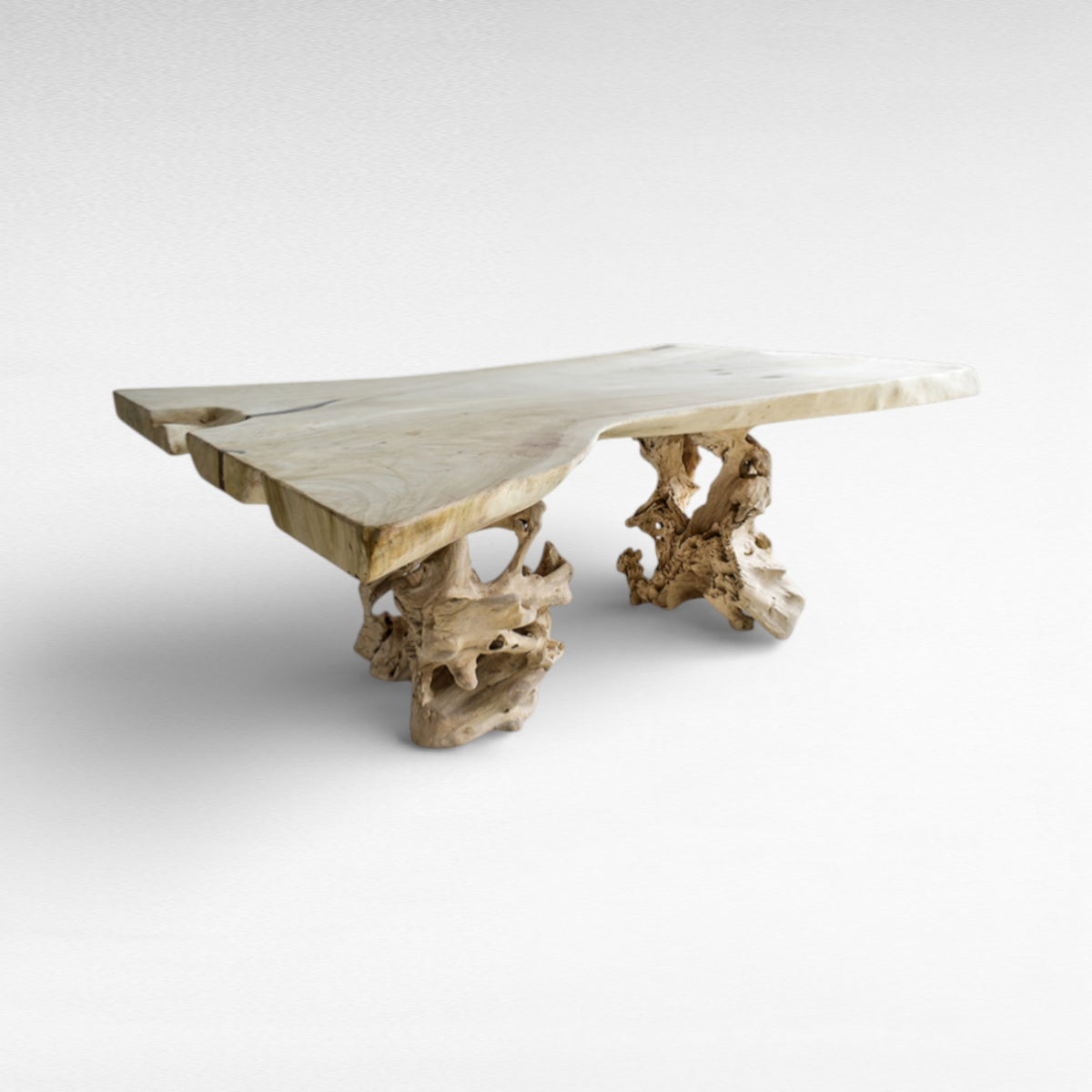 BLEACHED SUAR DINING TABLE  L220 |W160 |H80 cm