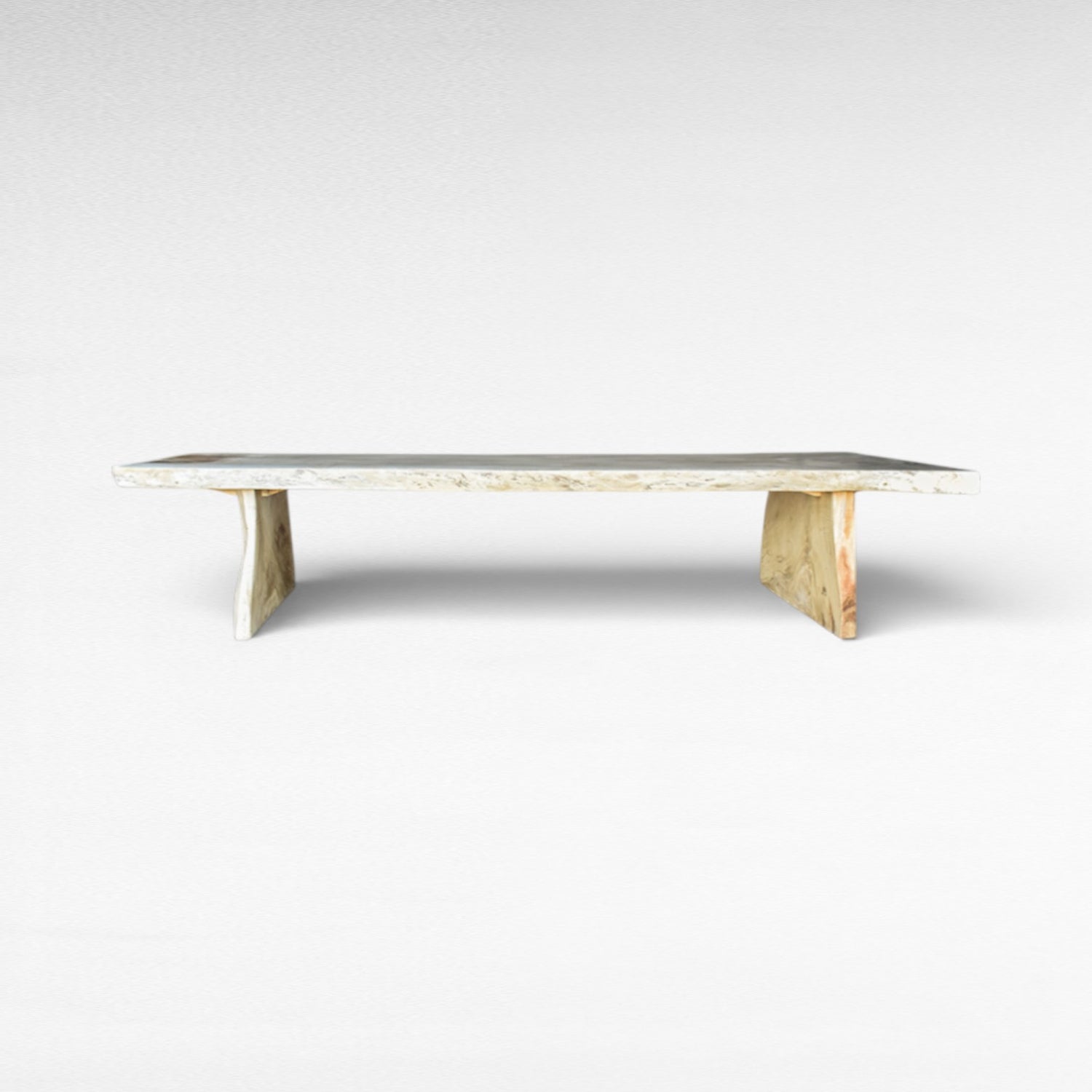 DINING TABLE SUAR WOOD BLEACHED L400 | W130 | H80 cm