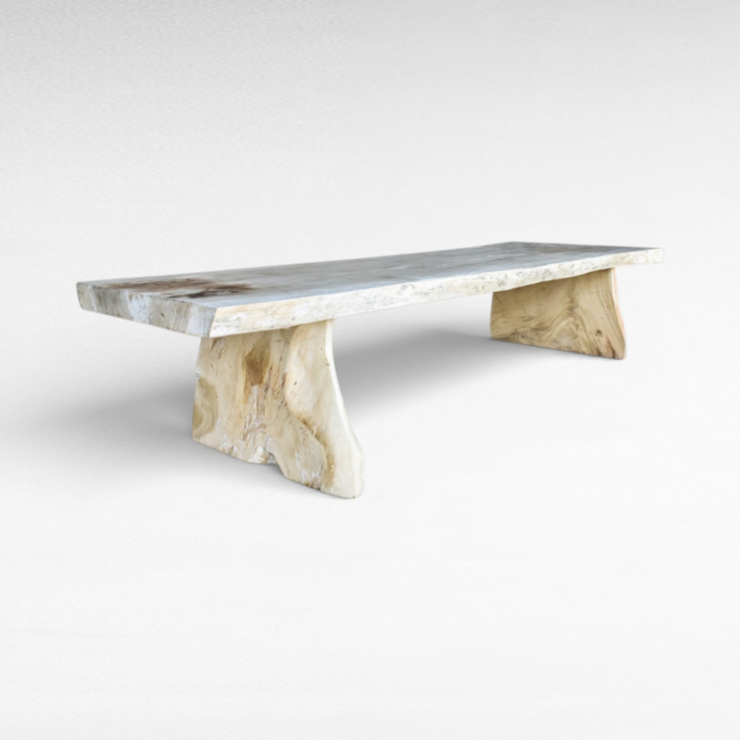 DINING TABLE SUAR WOOD BLEACHED L400 | W130 | H80 cm