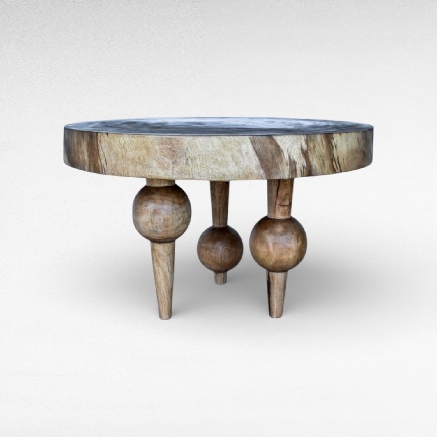 MANGO WOOD DINING TABLE Φ130 |H80 cm