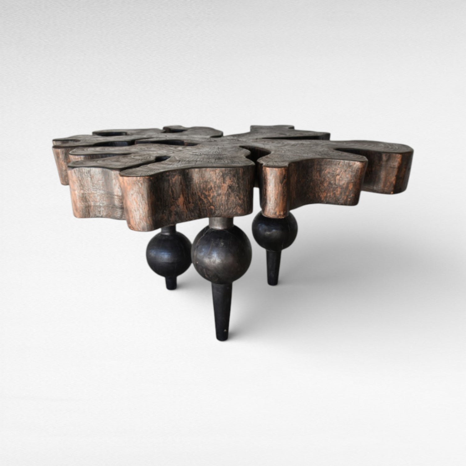 DINING TABLE BLACK ROOUND TABLE Φ135 |H80 cm