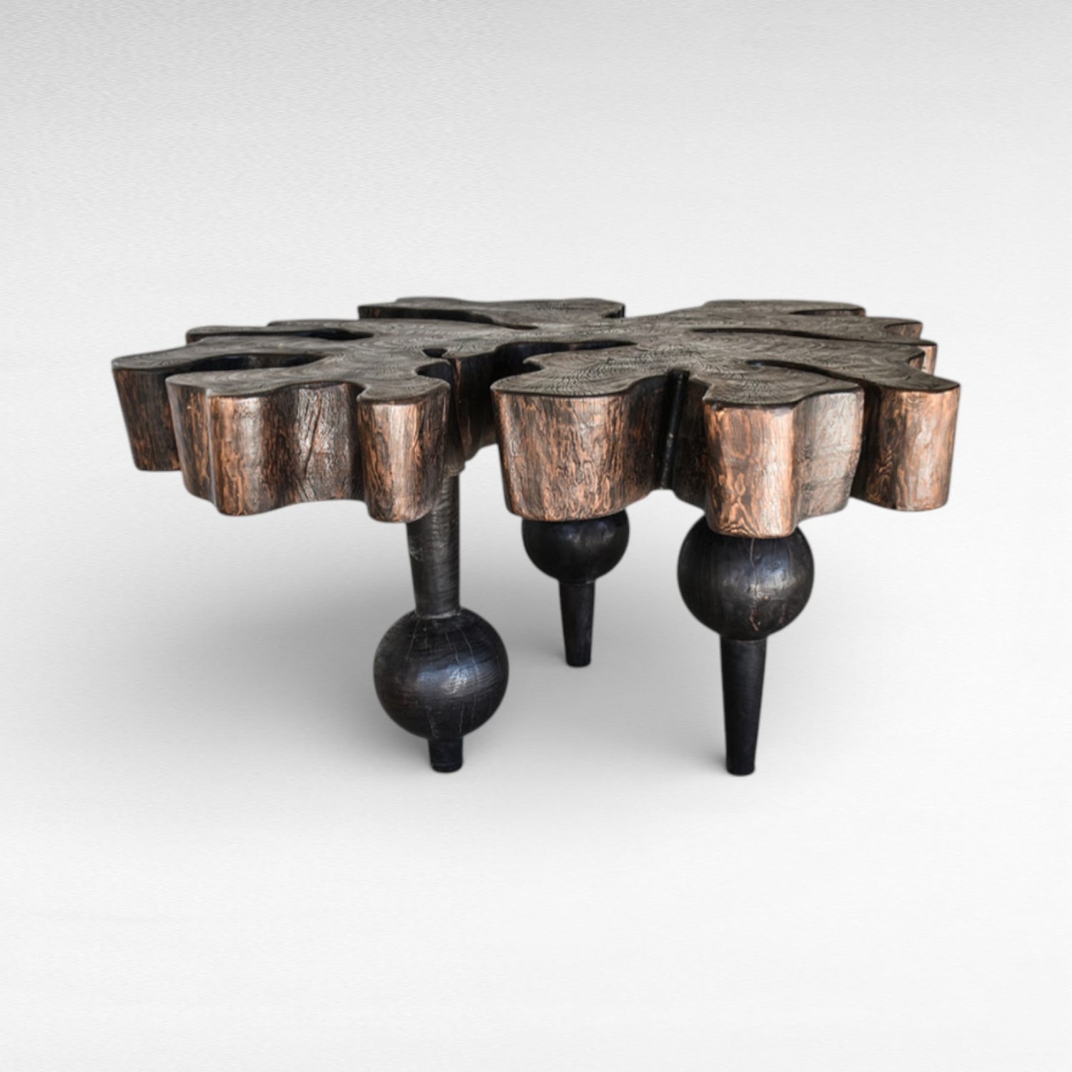 DINING TABLE BLACK ROOUND TABLE Φ135 |H80 cm