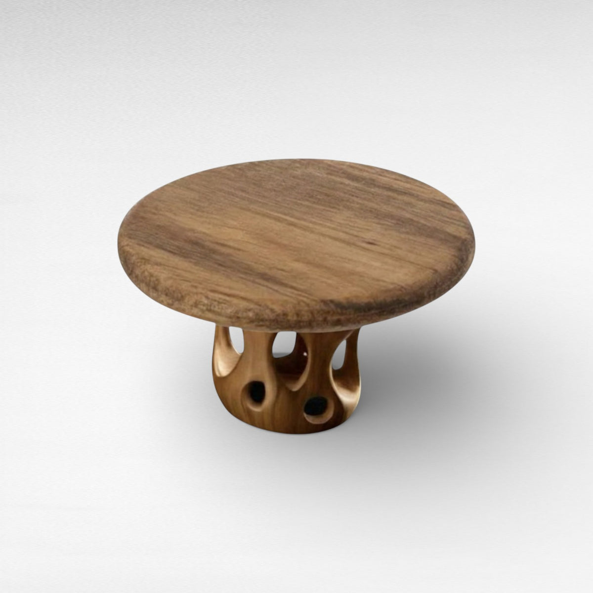 DINING TABLE NATURAL ROUND Φ100 |H80 cm