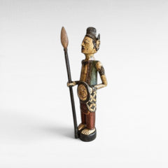 SOLDIER STATUE WITH ANTIQUE FINISH 26x22x82 - Chora Mykonos