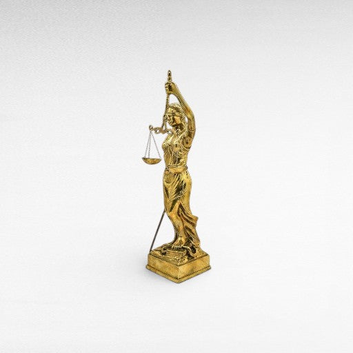 LADY JUSTICE STATUE DECORATIVE ACCENT