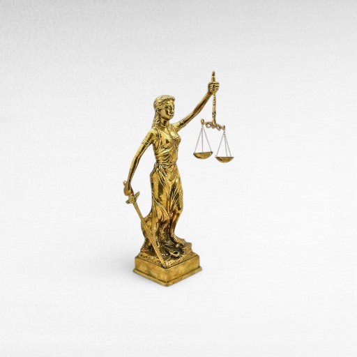 LADY JUSTICE STATUE DECORATIVE ACCENT