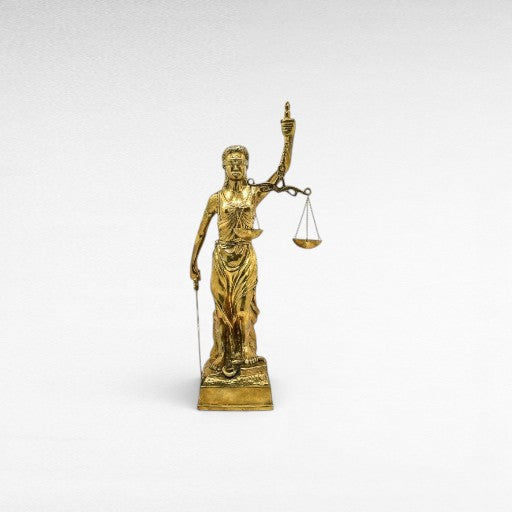 LADY JUSTICE STATUE DECORATIVE ACCENT