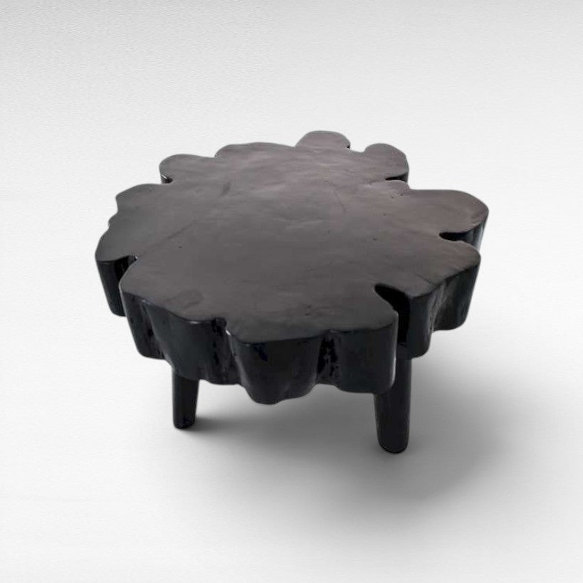 TAMARIN WOOD BLACK SIDE TABLE  W70 |D65 |H50 CM