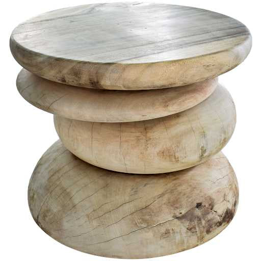 SUAR WOOD NATURAL SIDE TABLE W60 |D60 |H50 CM