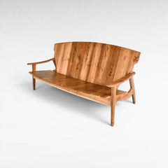 NATURAL COLOR TEAK WOOD SOFA - Chora Mykonos