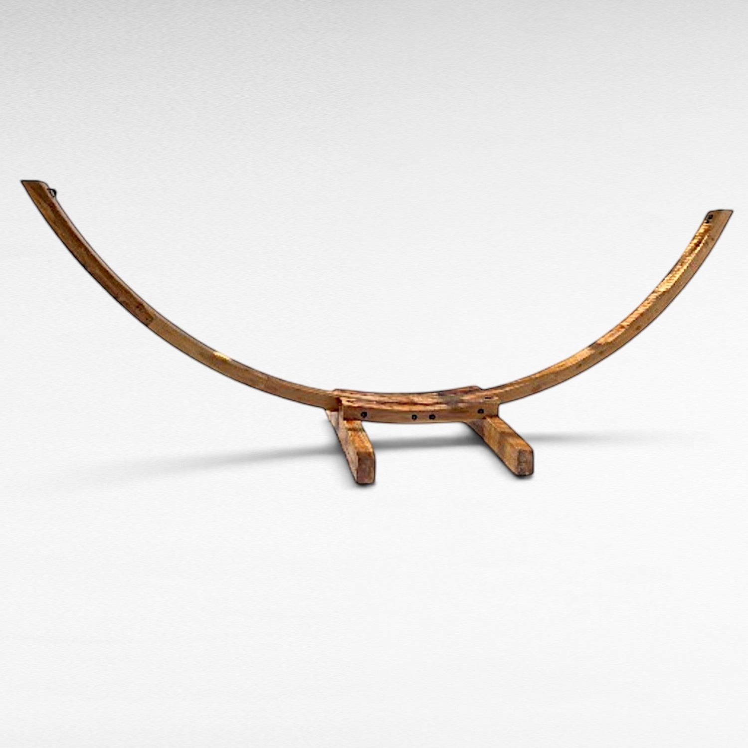 HAMMOCK WOODEN STAND HALF-MOON TEAK WOOD W455 |D150 |H150 CM