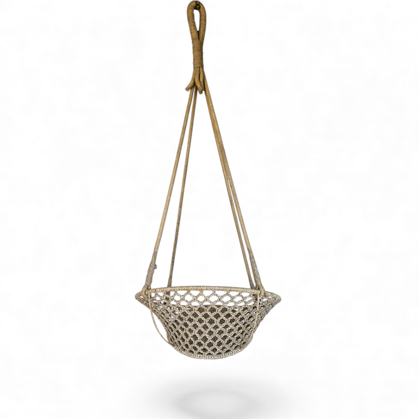 COTTON ROPE AND IRON FRAME Φ70 |H160 cm