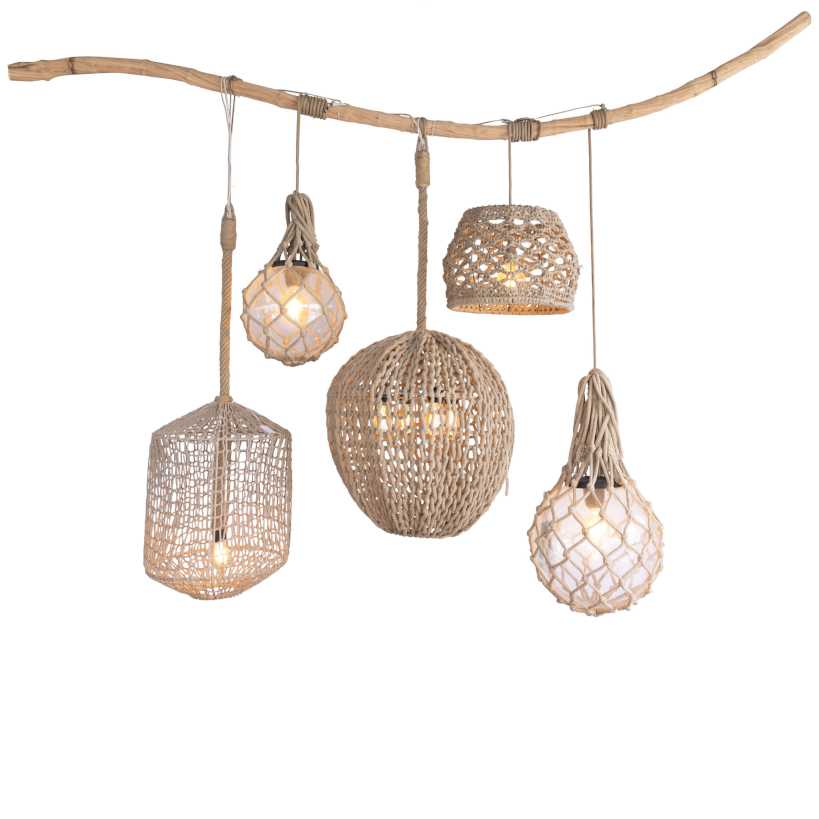 ROPE HANDWOVEN CAGE SHAPE Φ30 |H48 cm