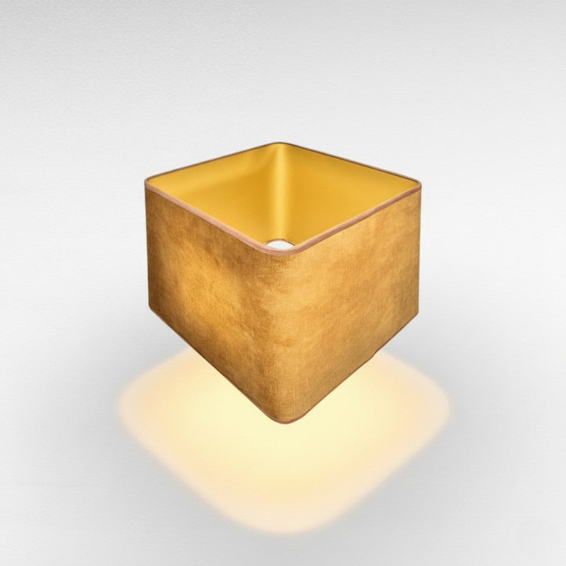 Brown Velvet Lamp Shade