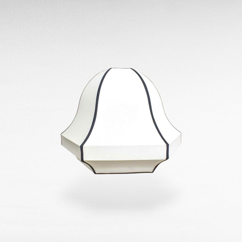 Black & White Fabric Lamp Shade